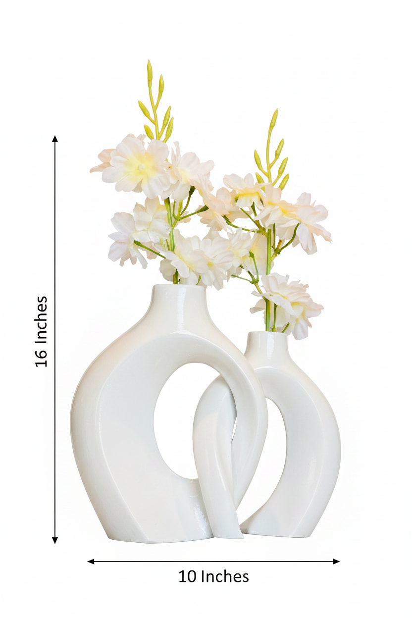 Couple Vases with Flowers