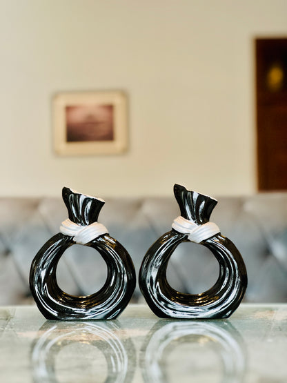 💫🍃 Donut Vase – Set of 2 with Free Delivery