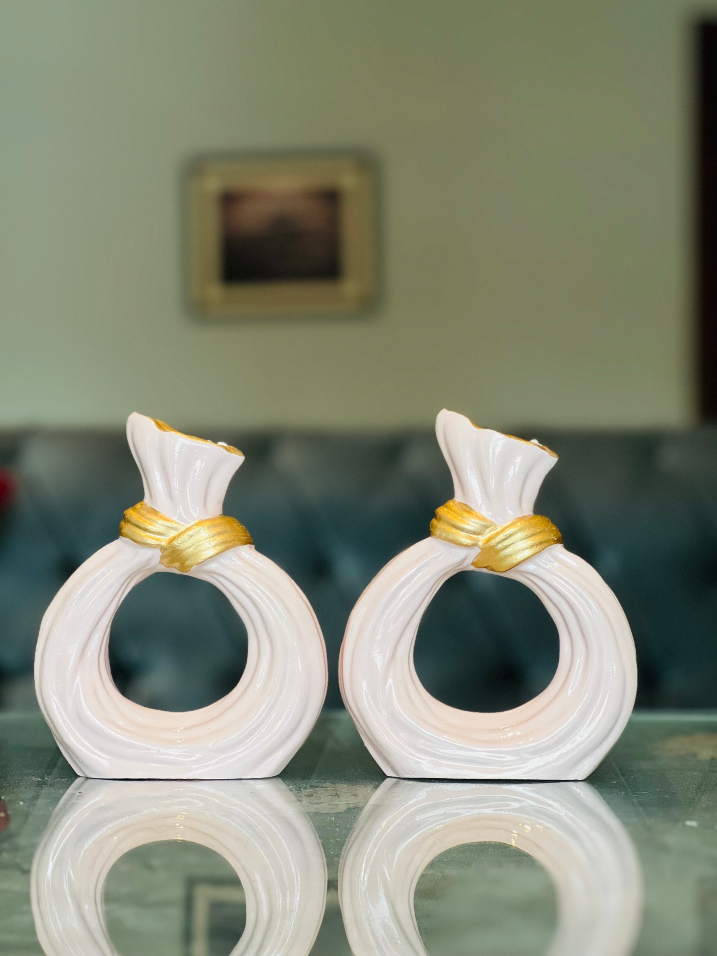 💫🍃 Donut Vase – Set of 2 with Free Delivery