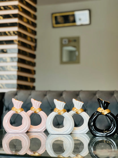 💫🍃 Donut Vase – Set of 2 with Free Delivery