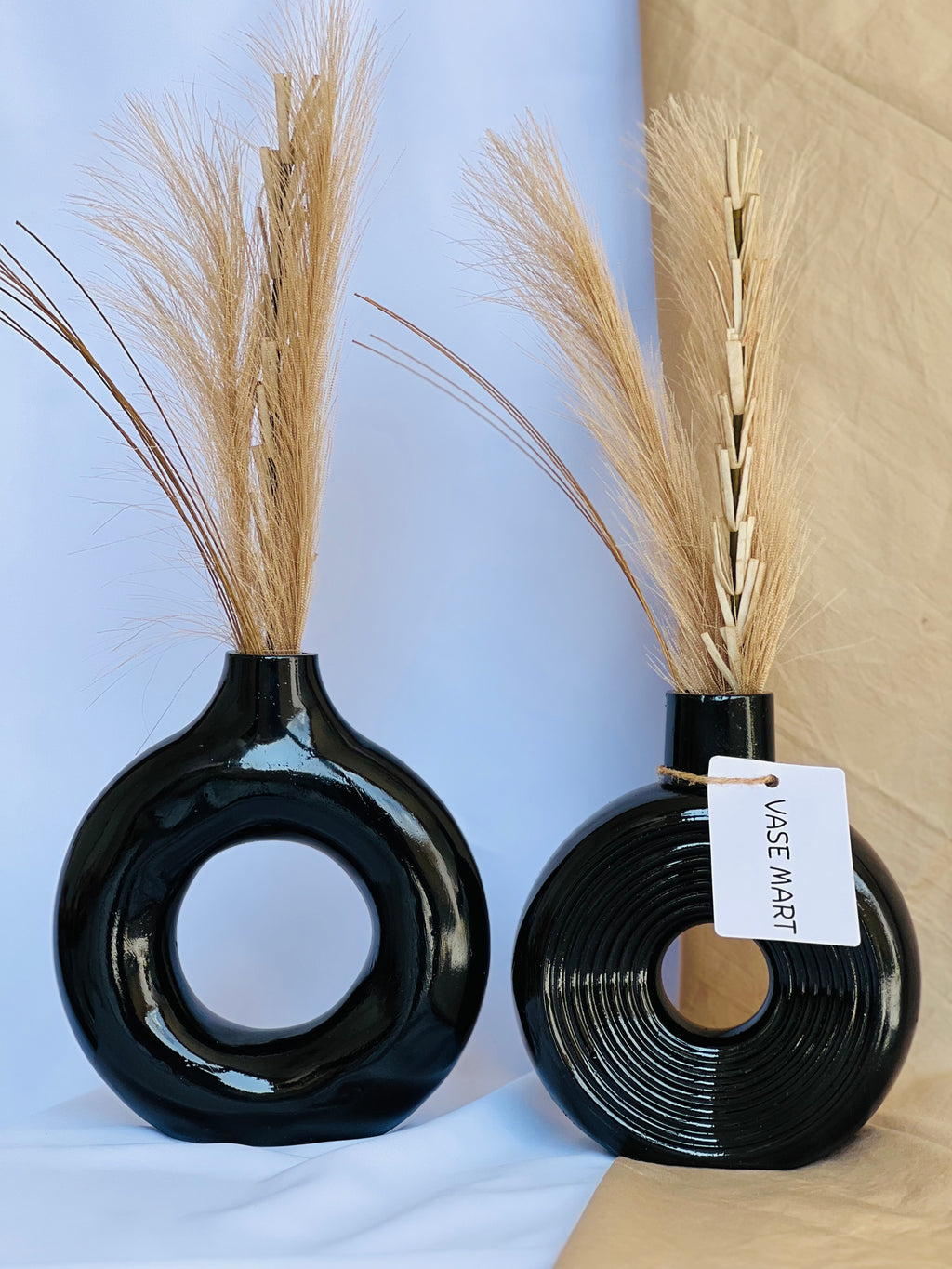 Donut + Ring Vases (Set of 2-Pieces)