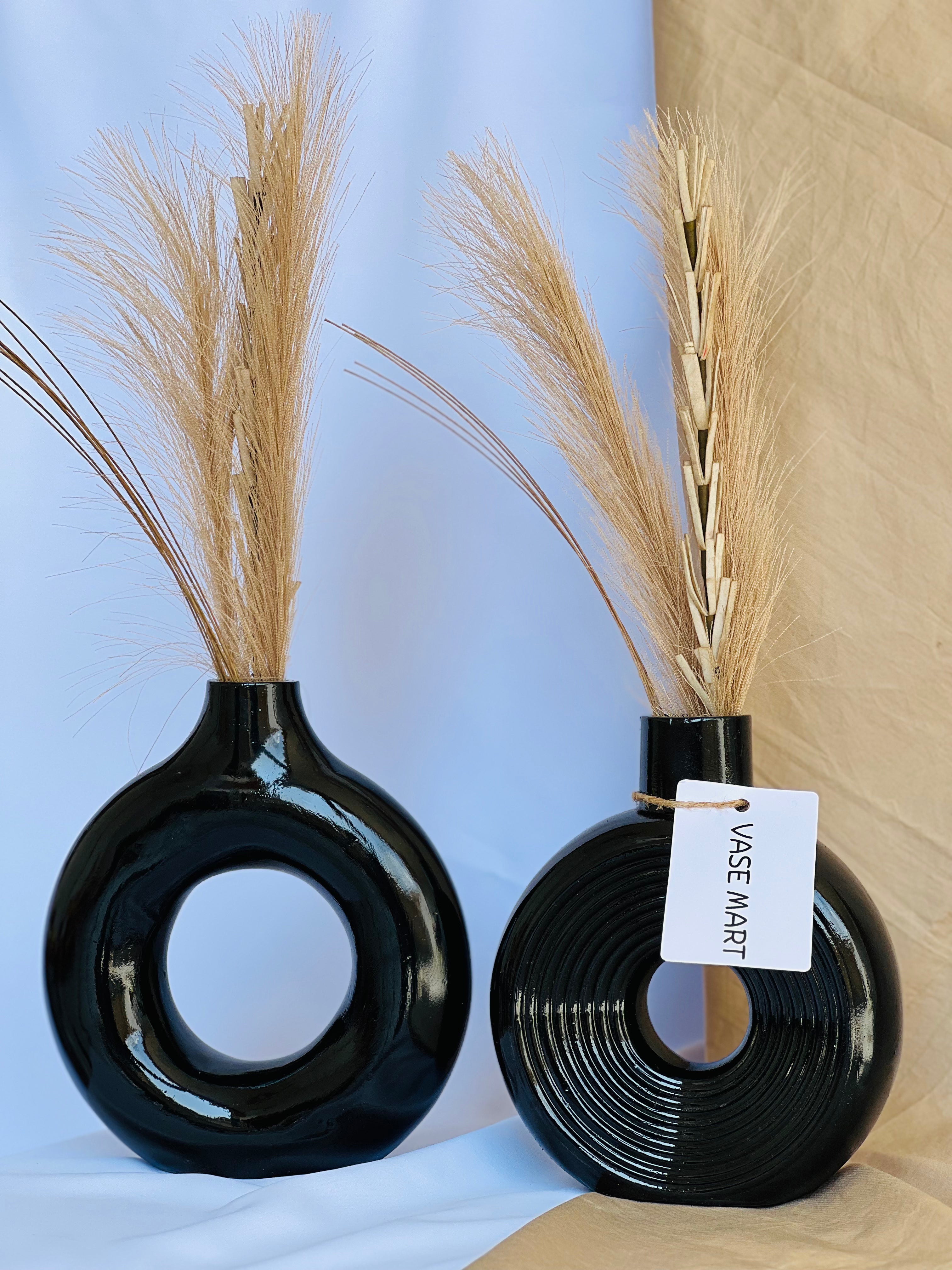 Donut + Ring Vases (Set of 2-Pieces)