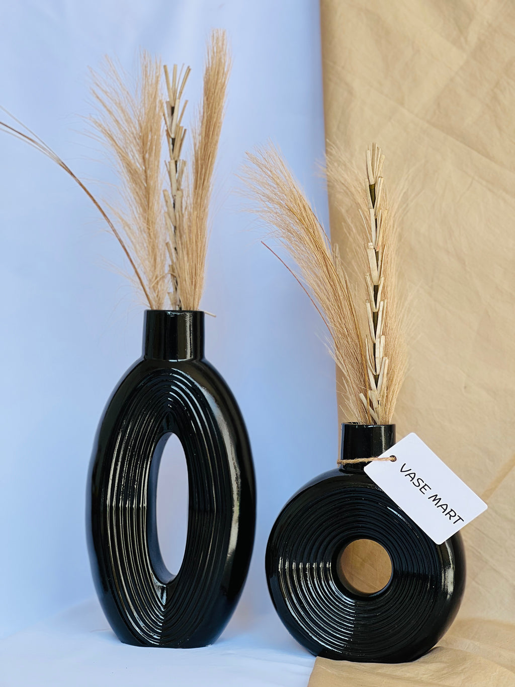 Orbit + Ring Vase (Set Of 2-Pieces)
