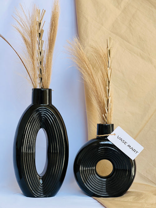 Orbit + Ring Vase (Set Of 2-Pieces)